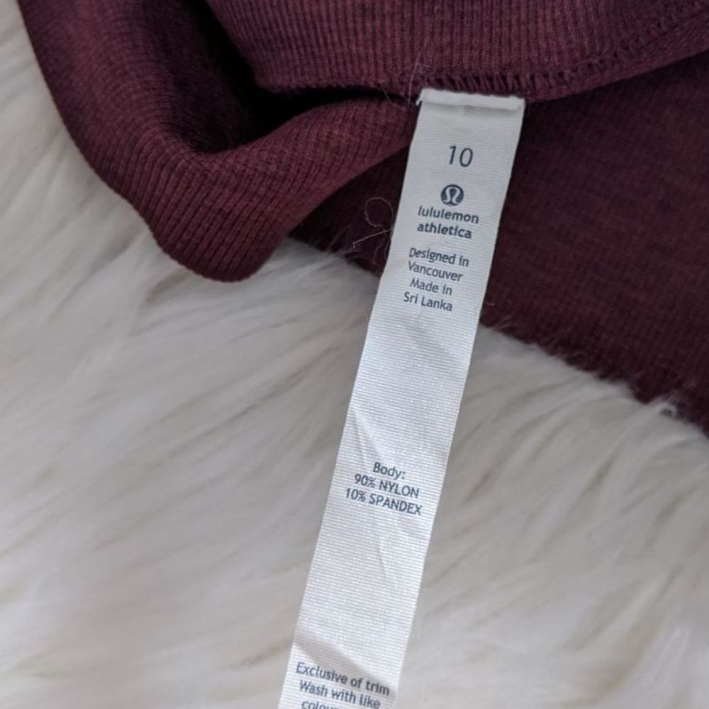 Lululemon Awakening Cropped Ruched Pants Size 10 - Picture 7 of 7